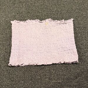Wild Fable Lavender Smocked Crop Top